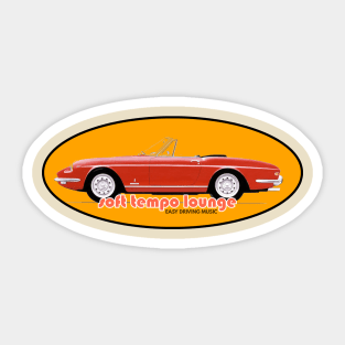 Ferrari 365 - orange Sticker